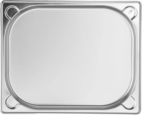 Contenitore gastronorm, resistente a temperature da -40° a 300 °C, per forni a vapore, forni a microonde, frigoriferi e congelatori, piatti da chafing, bain marie, staccabile, 2L, GN 1/2, 325x265x(H)40mm, acciaio inossidabile