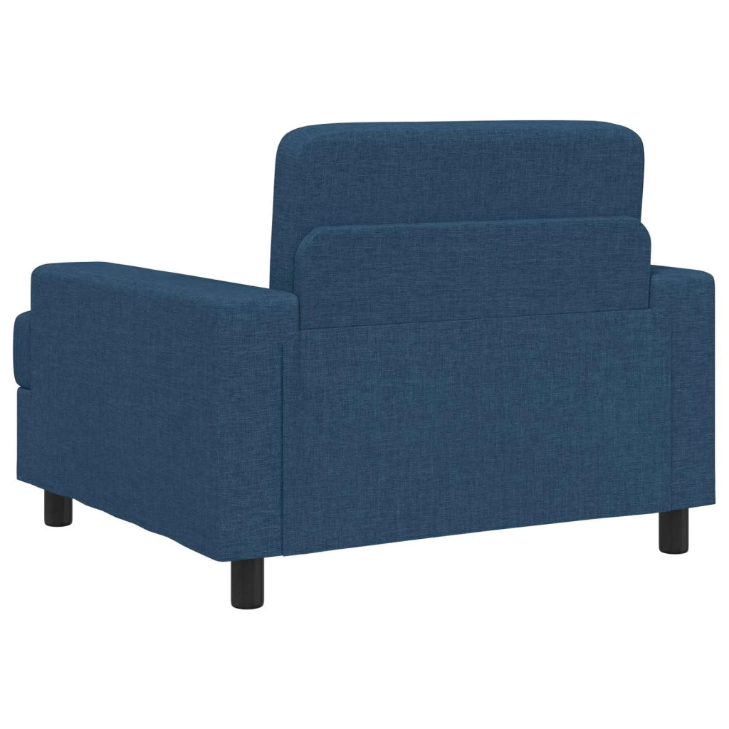 Poltrona Blu Tessuto 42043462