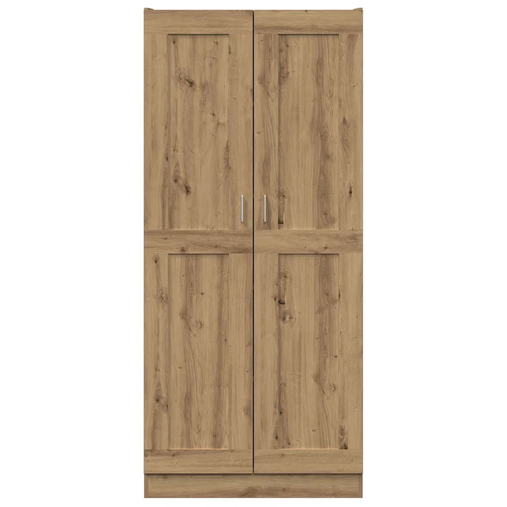Credenza Alta Rovere Artigianale 82,5x30,5x185 cm in Truciolato