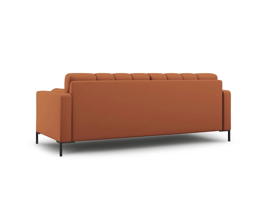 Cosmopolitan Design - Divano "Bali" 3 posti in tessuto strutturato mattone 