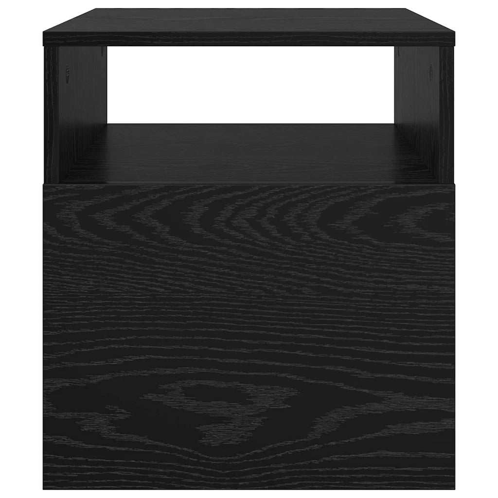 Tavolino Rovere Nero 40,5 x 40 x 45 cm Legno multistrato 890914