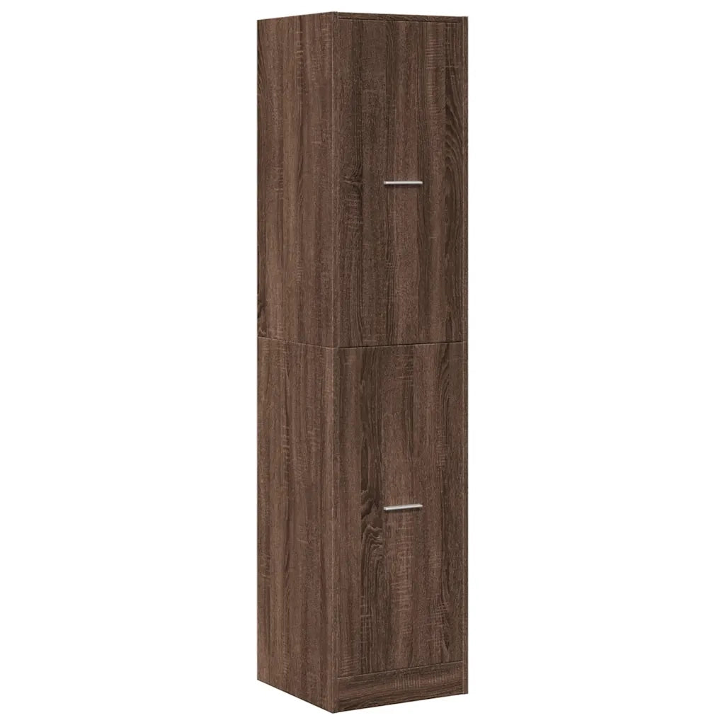 Armadietto da Farmacia Rovere Marrone 40x41x174,5 cm Truciolato 3309651
