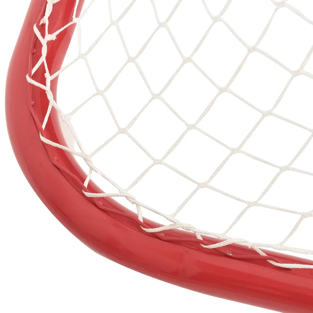 Porta da Hockey Rossa e Bianca 183x71x122 cm in Poliestere 93755