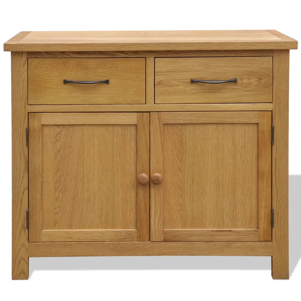 Credenza 90x33,5x83 cm in Legno Massello di Rovere cod mxl 69136
