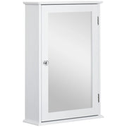 Specchio Bagno Contenitore con Anta Magnetica ¨C Zephmum ¨C Bianco