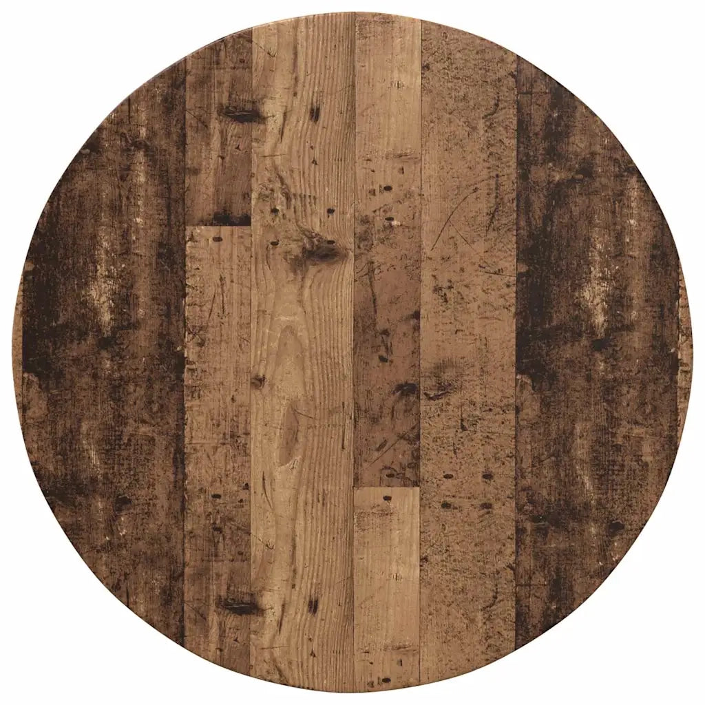 Piano del tavolo Legno vecchio Ø 80 x 1,5 cm Legno multistrato 880429