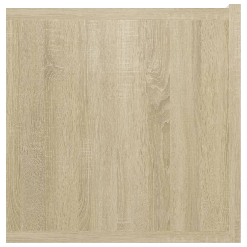 Mobile TV multimediale mensola TV credenza TV da parete 3 pezzi rovere Sonoma 60 x 30 x 30 cm marrone 02_0029194