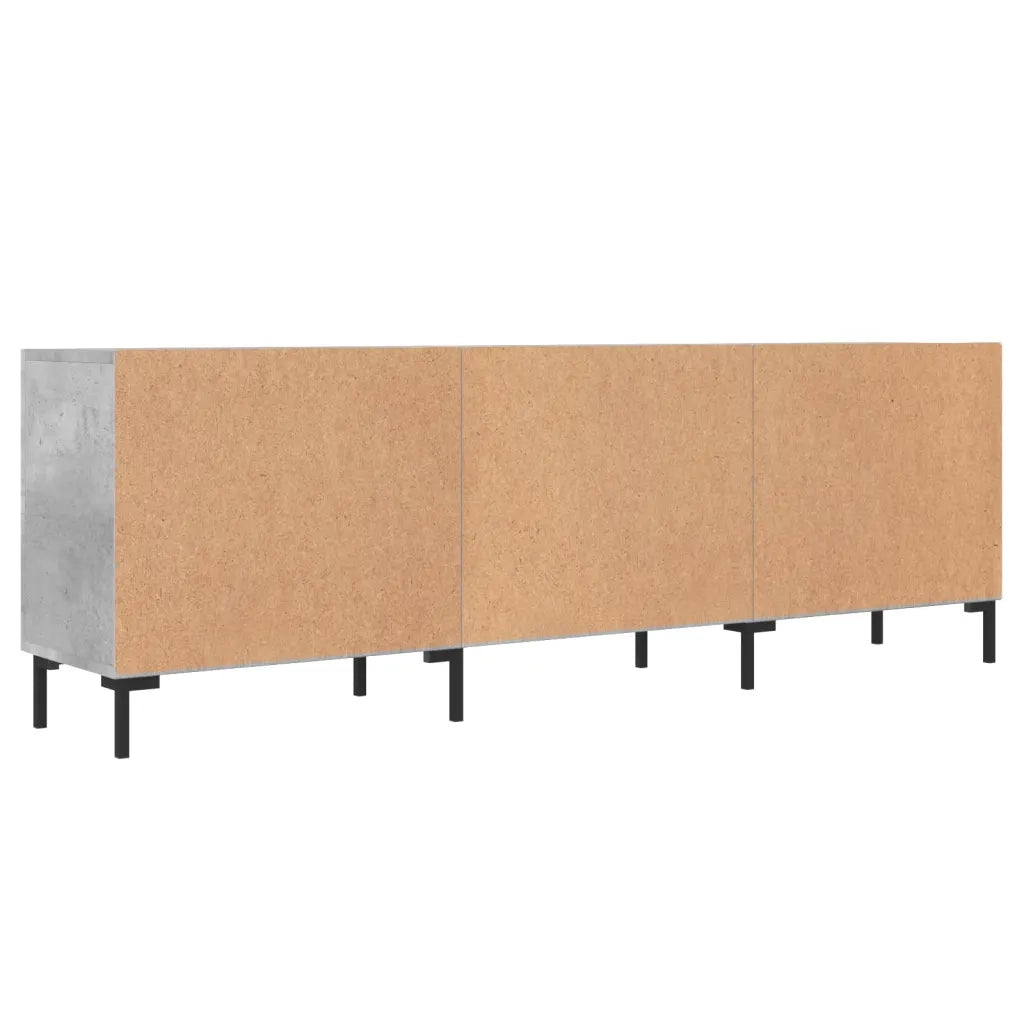 Mobile Porta TV-Mobile per TV-Credenza TV Grigio Cemento 150x30x50cm in Legno Multistrato 974188