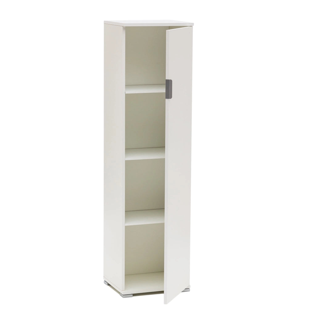 Armadietto da Bagno un anta 4 ripiani in Legno Composito cm 40x33x151 - ZAK