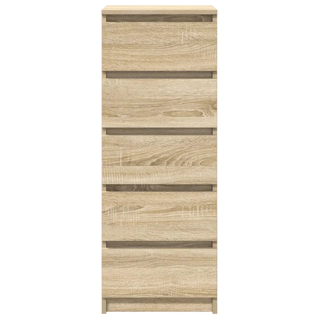 Credenza con Cassetti Rovere Sonoma 37,5x35x99 cm in Truciolato 861762