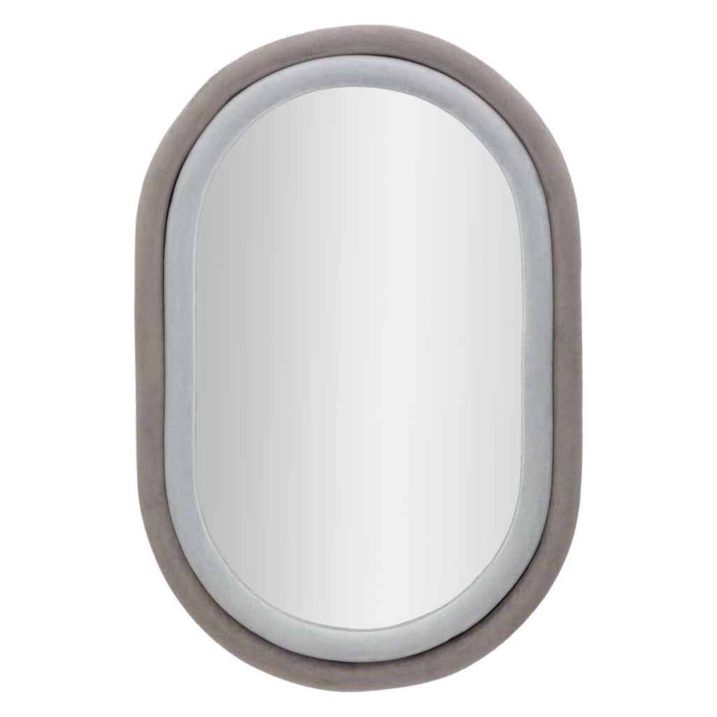 Specchio con Cornice VKH468, Grigio, MDF, 60x4x90 cm