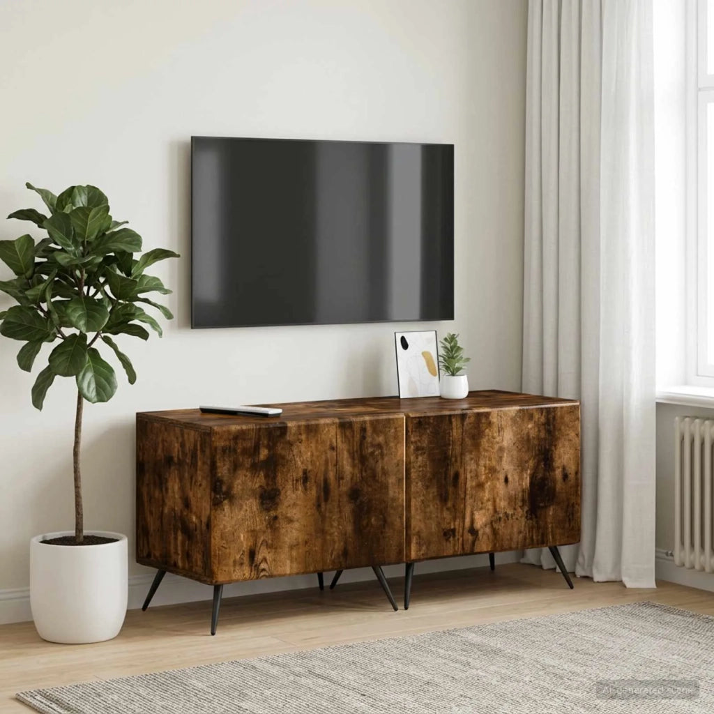 Mobile TV Rovere Fumo Legno ingegnerizzato 897560
