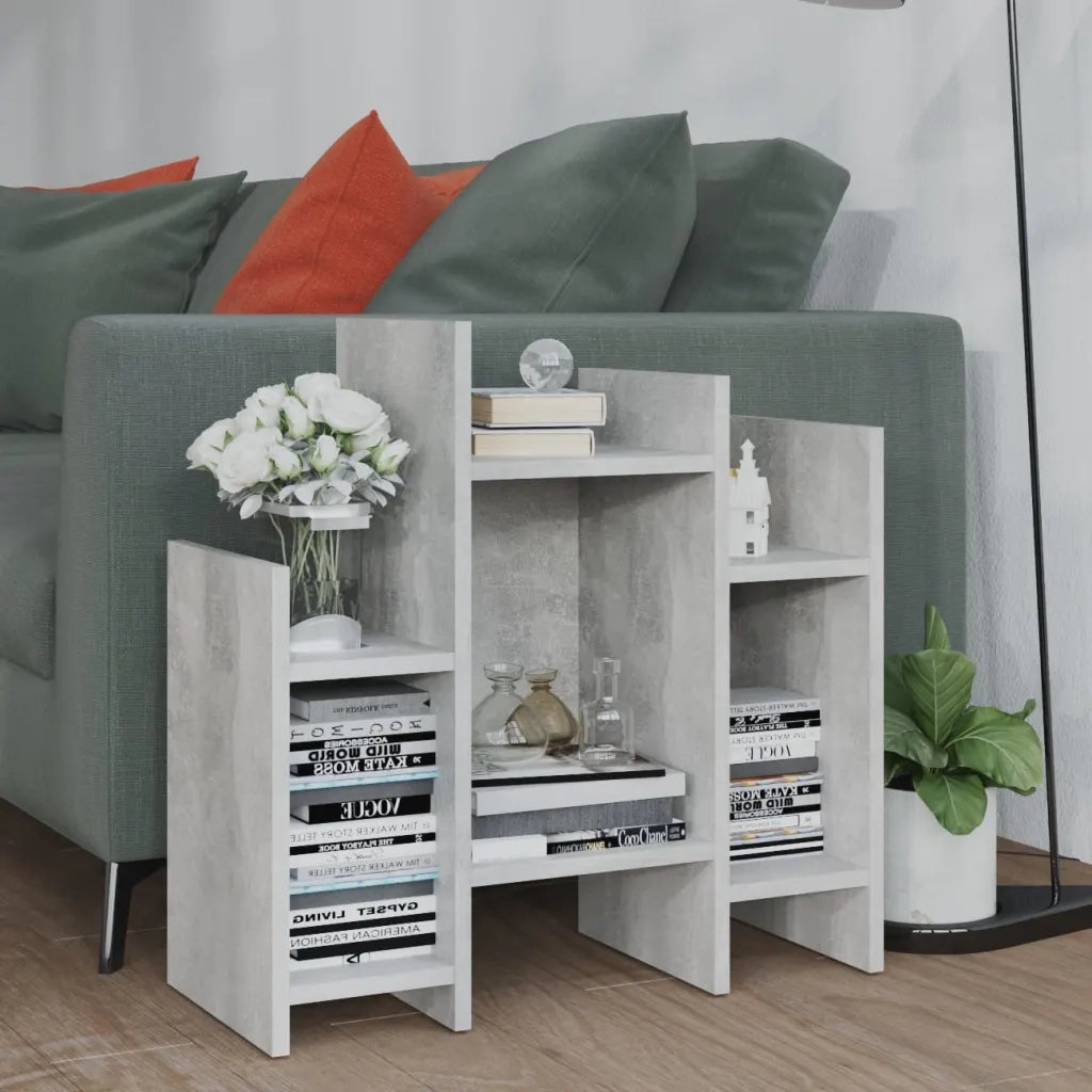 Credenza-Buffet-Armadio da cucina Grigio Cemento 60x26x60 cm in Legno Multistrato
