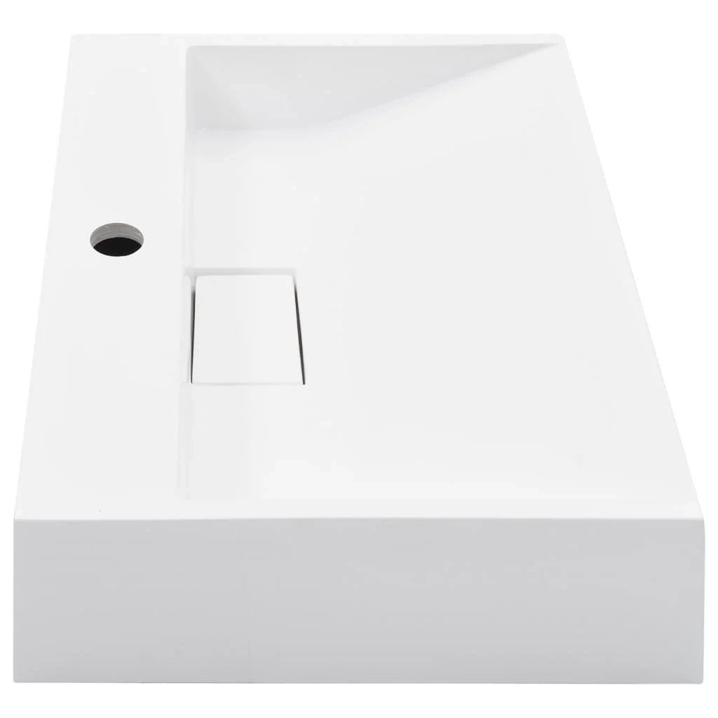 Lavabo lavabo lavabo da appoggio lavabo sospeso arredo bagno cabina doccia cabina WC casa 50 x 38 cm ghisa minerale bianco 02_0002632