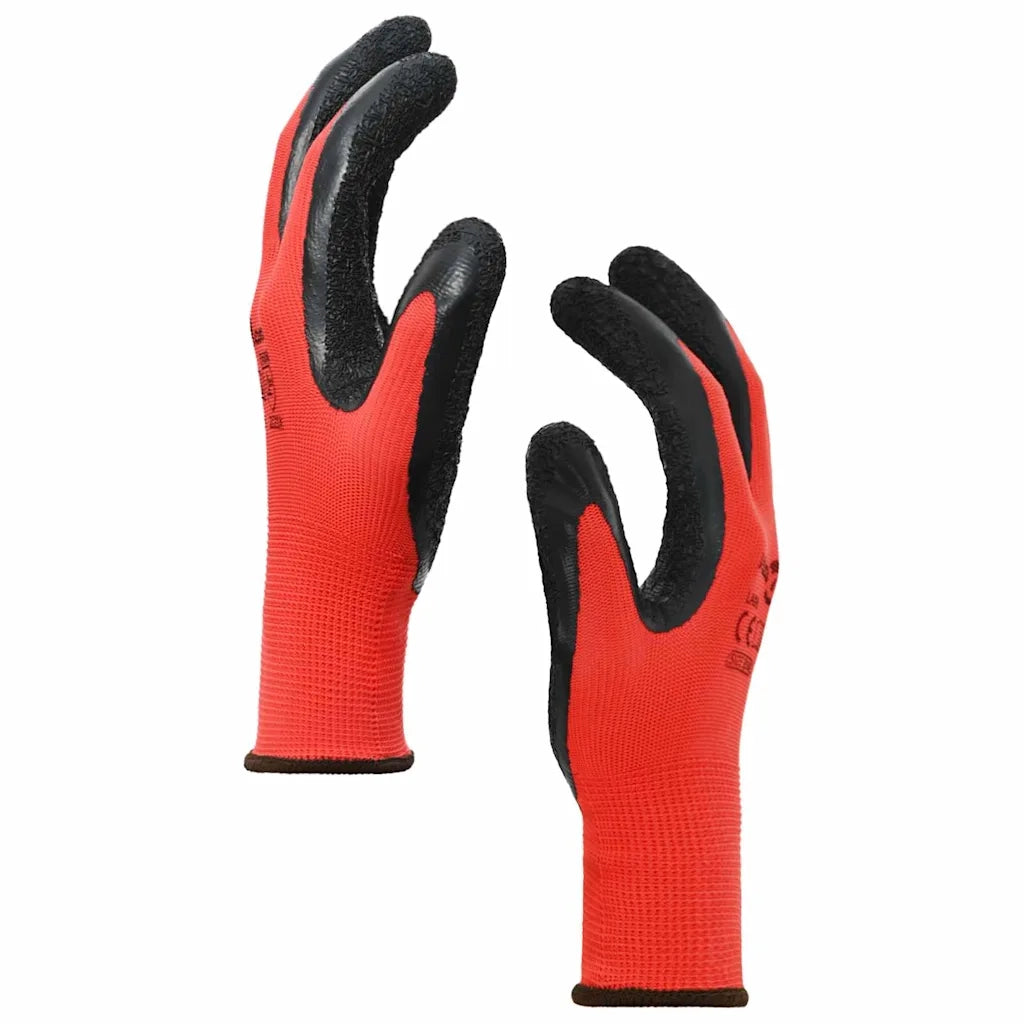 Guanti da Lavoro 12 pz Rosso e Nero 8 / m CFW2759304