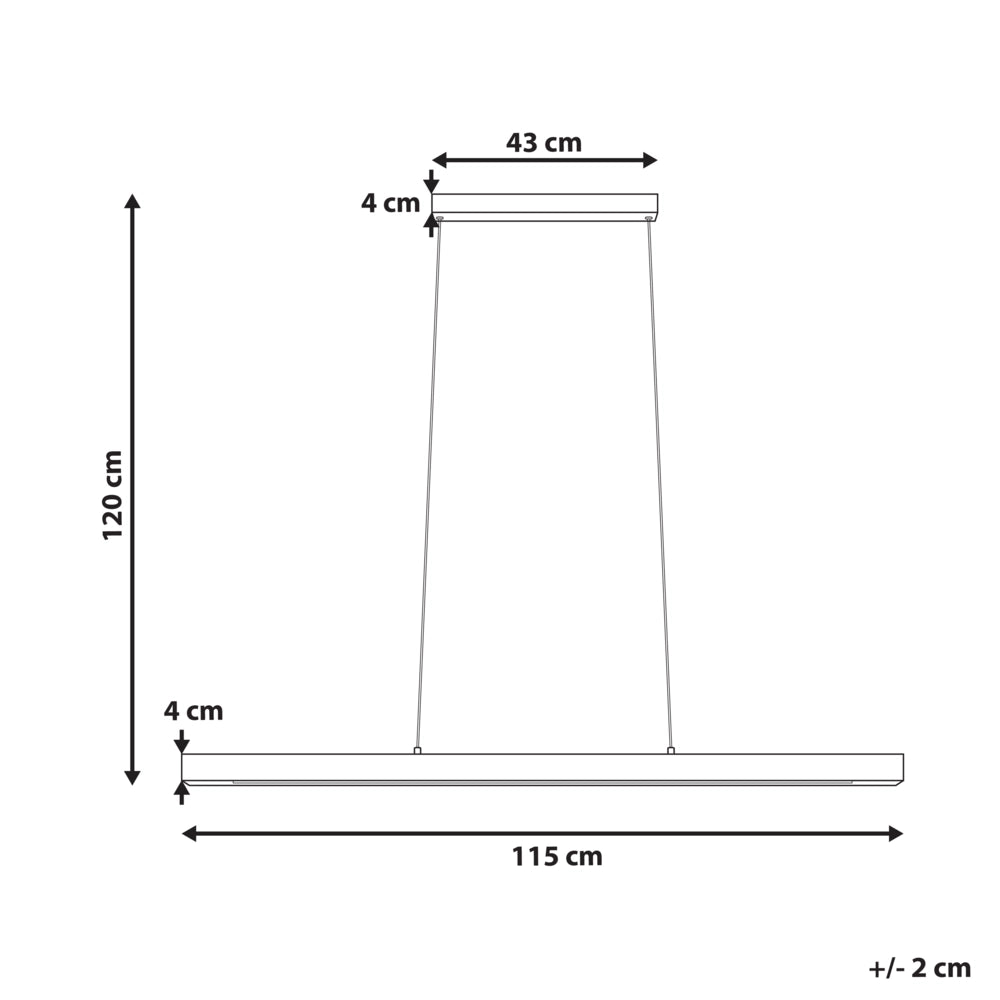 Lampada a sospensione a LED in legno di quercia Design minimalista con telecomando per l'oscuramento dell'illuminazione