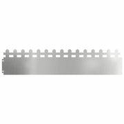 Bordure per prato 30 pz Argento 103 x 0,05 x 22 cm CFW6935491