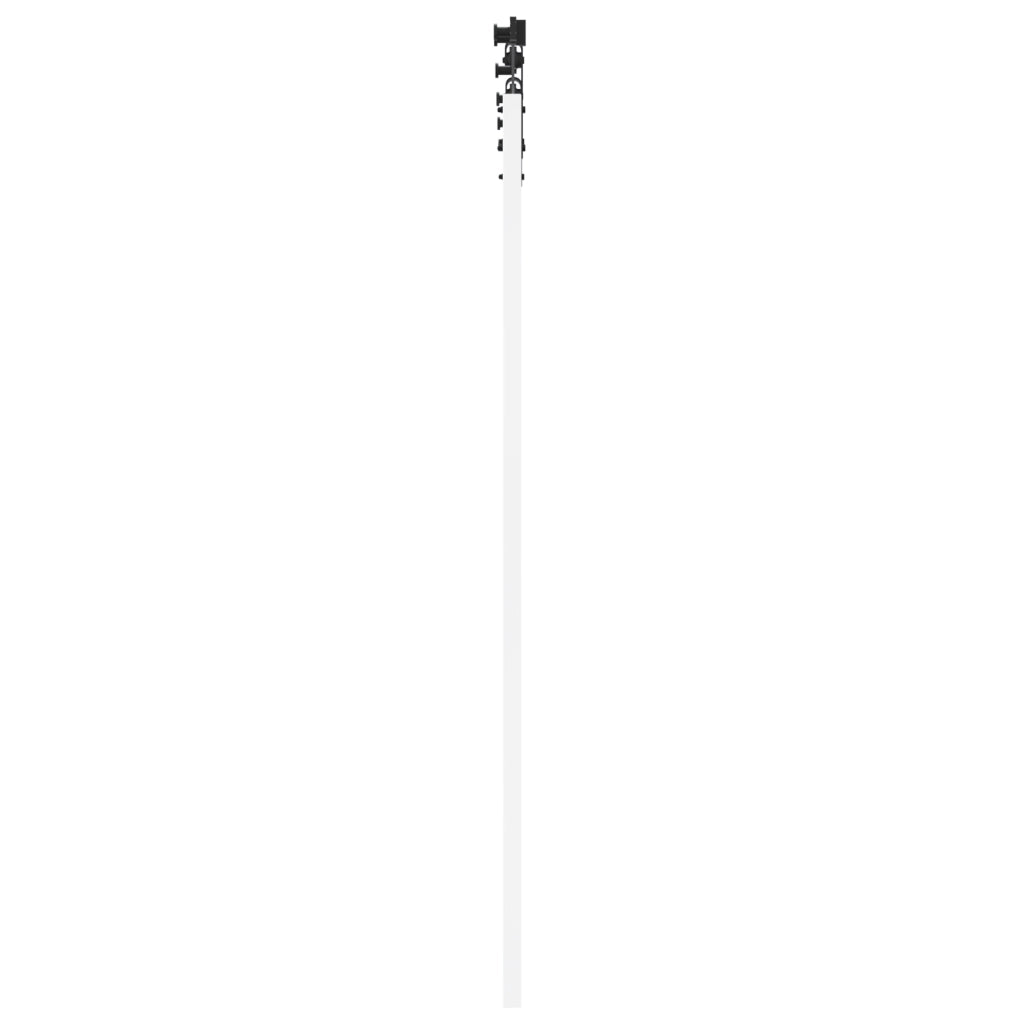 Set porta scorrevole  con accessori bianchi 61x198.5 cm Legno massiccio di pino