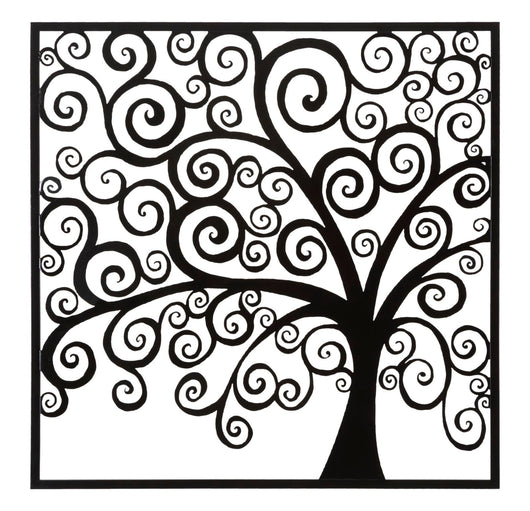 Pannello da Muro Three Plus 100x1x100 cm in Ferro