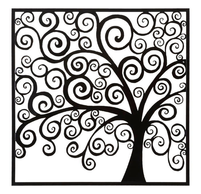 Pannello da Muro Three Plus 100x1x100 cm in Ferro