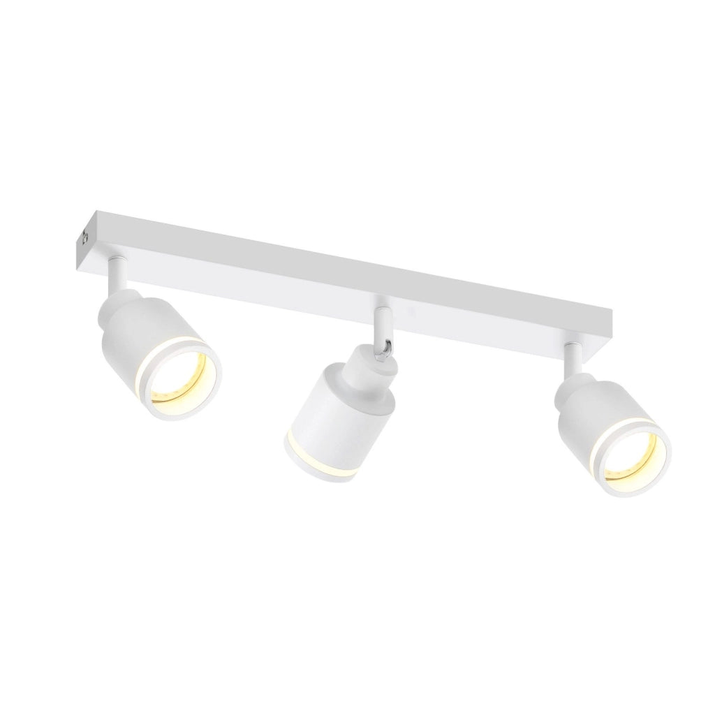 ZMH Faretto da soffitto 3 fiamme giratori 355° a sospensione moderni per corridoio camera letto