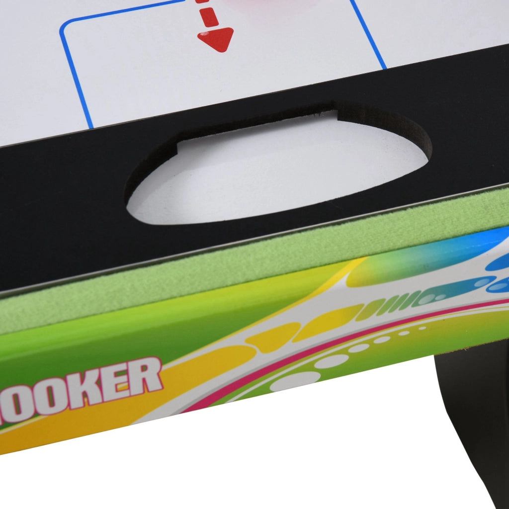 Tavolo Multigiochi Pieghevole con Calciobalilla, Hockey, Biliardo e Ping Pong ¨C zephmum ¨C 86.5x43.5x64 cm