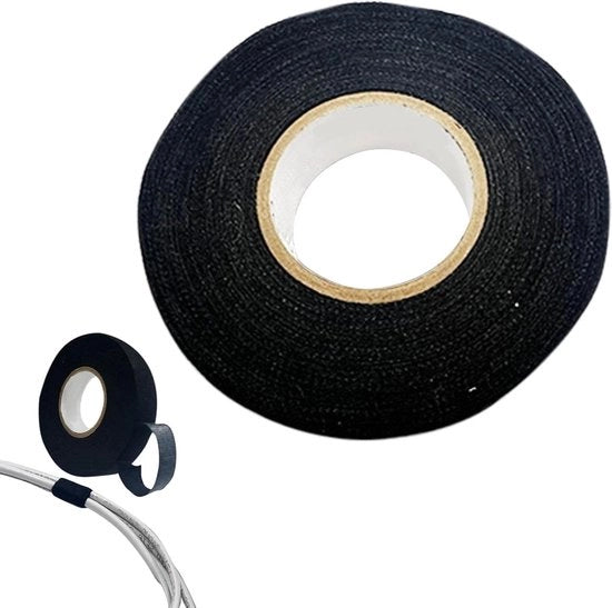 Nastro di Tessuto Elettrico Resistente al Calore - Avvolgimento per Alimentazione elettrica Nastro di Attrito - 49.21ft/Roll