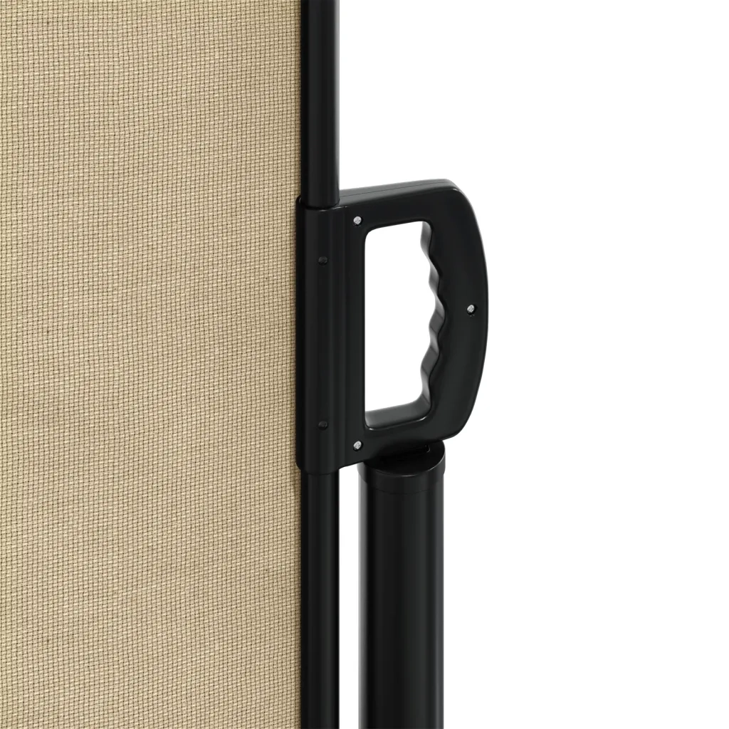 Tenda da Sole Laterale Retrattile-Tenda parasole per balcone per giardino Beige 140x1000 cm
