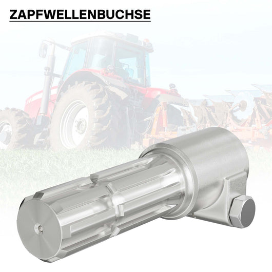 Boccola albero cardanico 160 mm Attacco albero scanalato 1 3/8" 6D Albero uscita 8-32x38x6 Trattore