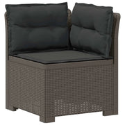 Divano da Giardino a 1 Posto con Cuscini Aspetto Rattan PP 8011845