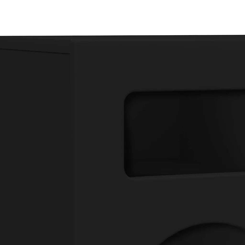 Mobile TV Nero 80 x 35 x 40 cm Legno multistrato 891275