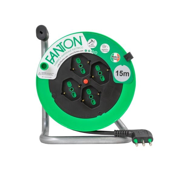 FME 14.6101 AVVOLGICAVO 4P 15 M 3X1,5 B+T+SC- FANTON- 1,0 pz