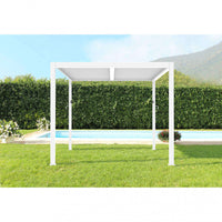 Pergola Bioclimatica 3x4 m in Alluminio Bianco