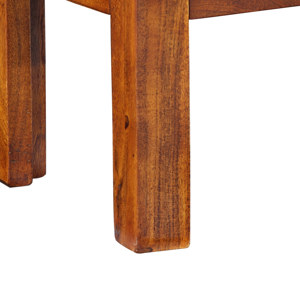 Tavolino  40x30x36 cm in Legno Massello di Acacia