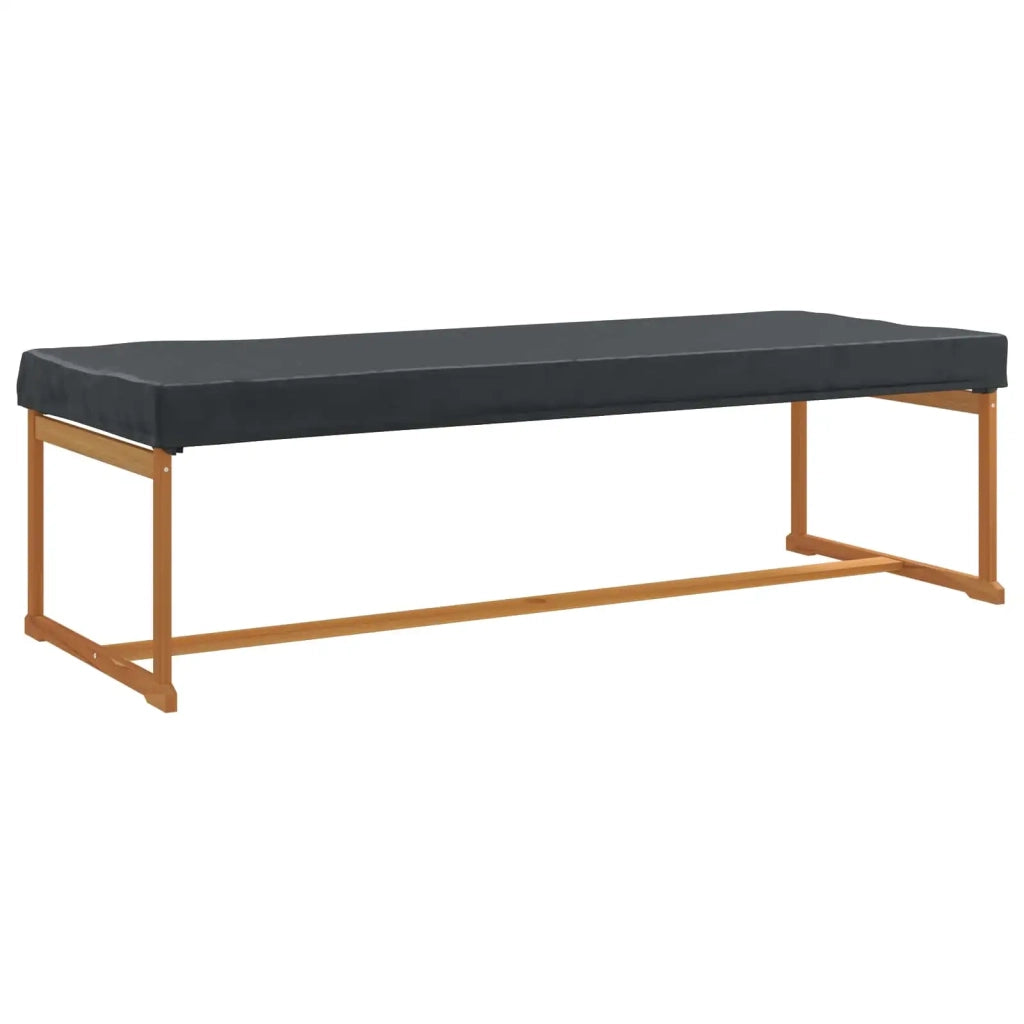 Copertura Tavolo Tinta unita Nero 242 x 102 x 15 cm Tessuto 4106127
