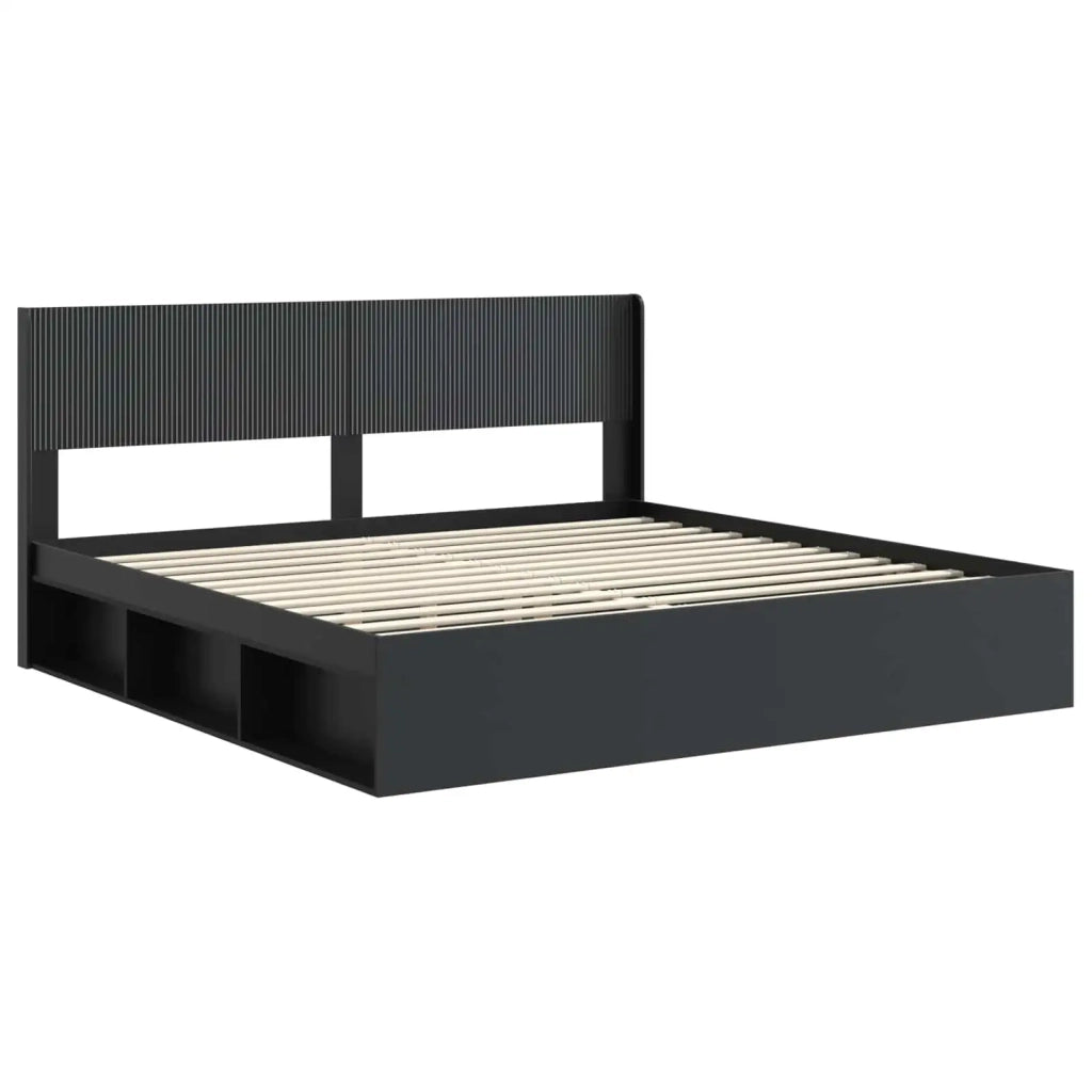 Struttura del letto con stoccaggio e testata 3 pcs