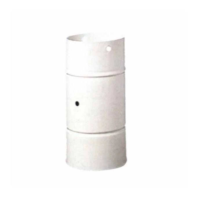 ALA 2000 9766020 Serrandola Smaltata per Tapparella in Lamiera Acciaio Fissaggio a Vite 25 cm colore Bianco