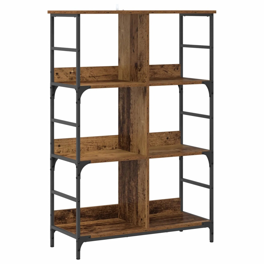 Libreria Legno antico 78,5 x 33 x 117,5 cm metallo PB 8010889