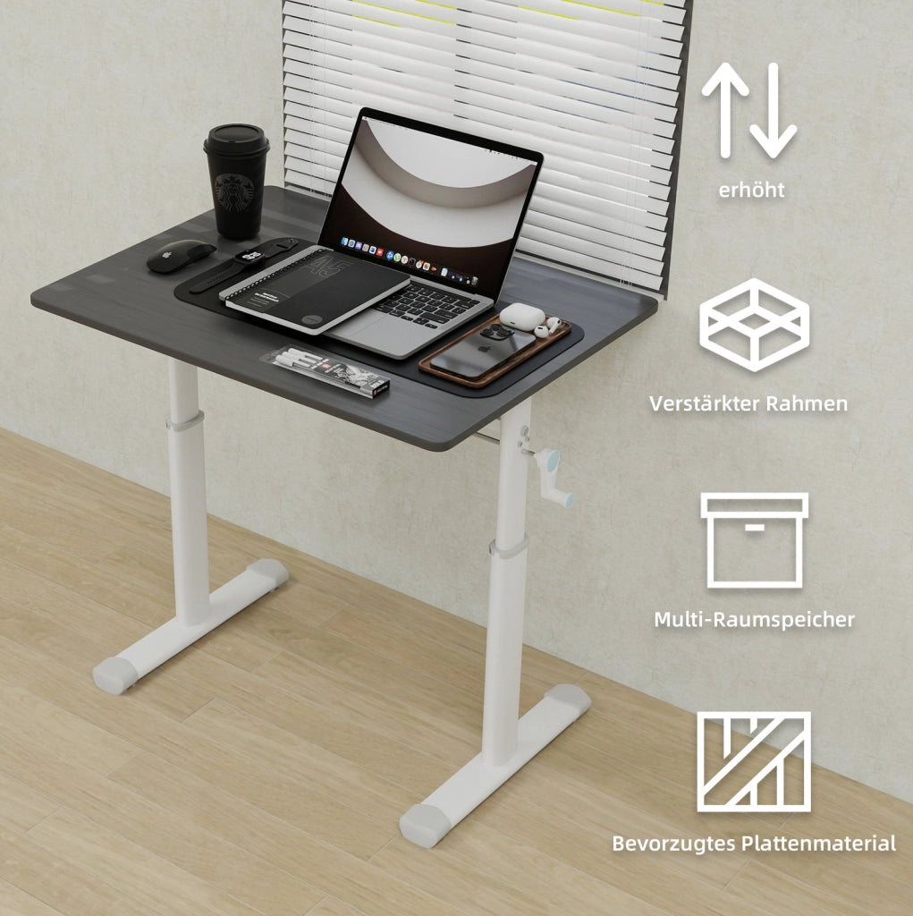 Scrivania Regolabile in Altezza per Studio e Ufficio – Design Compatto e Multiuso