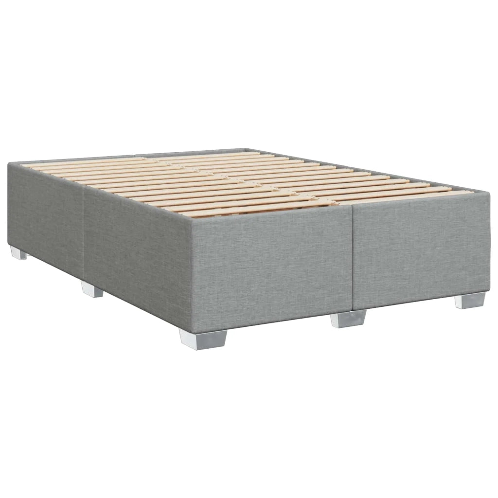 Letto box spring con materasso Grigio Chiaro 160 x 200 cm 3450523
