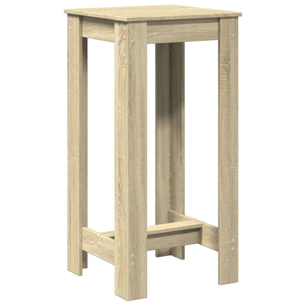 Tavolo da Bar Rovere Sonoma 51x50x103,5 cm in Legno Multistrato