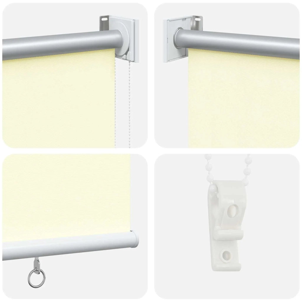 Voletta a rullo con protezione UV Crema 80 x 230 cm Poliestere