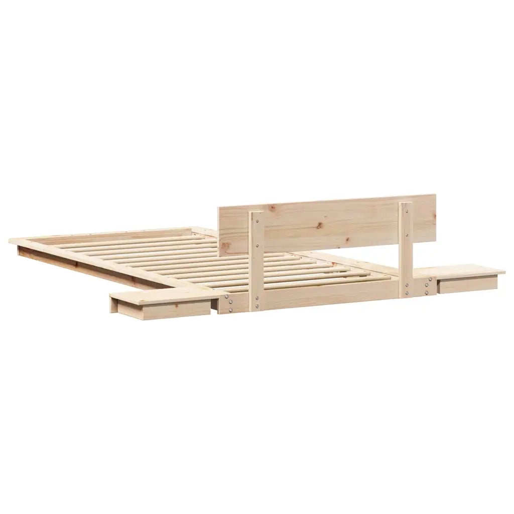 Struttura del letto Marrone 80 x 200 cm legno 872419