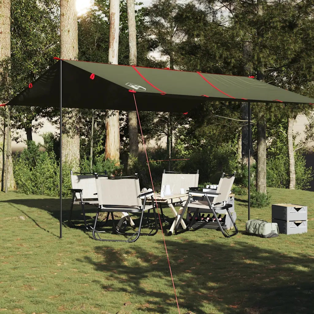 Telone da Campeggio Verde Oliva 451x420 cm Impermeabile 4009603