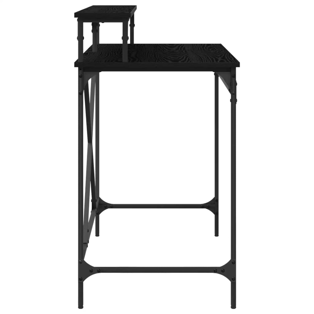 Scrivania Rovere Nero 100 x 50 x 90 cm Legno multistrato