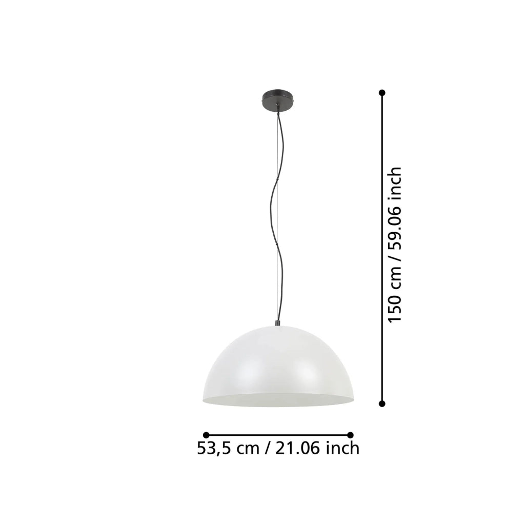 Lampadario A Sospensione Contemporaneo Gaetano 1 Acciaio Nero Grigio 1 Luce E27