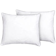 Set 2 Cuscini Letto Cotone 50 x 60 cm Morbido in stile moderno classico tradizionale
