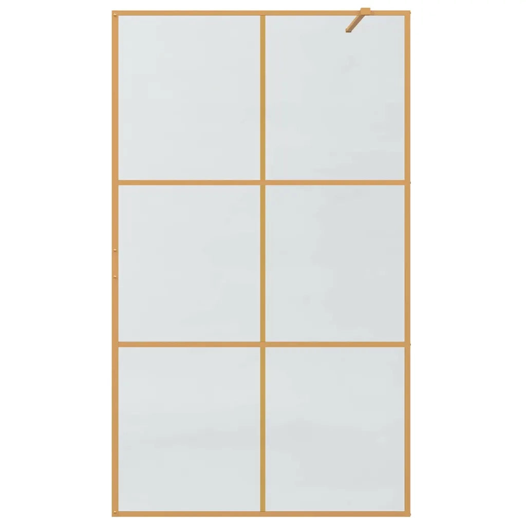 Parete Doccia Walk-in Oro 115 x 195 cm vetro temperato