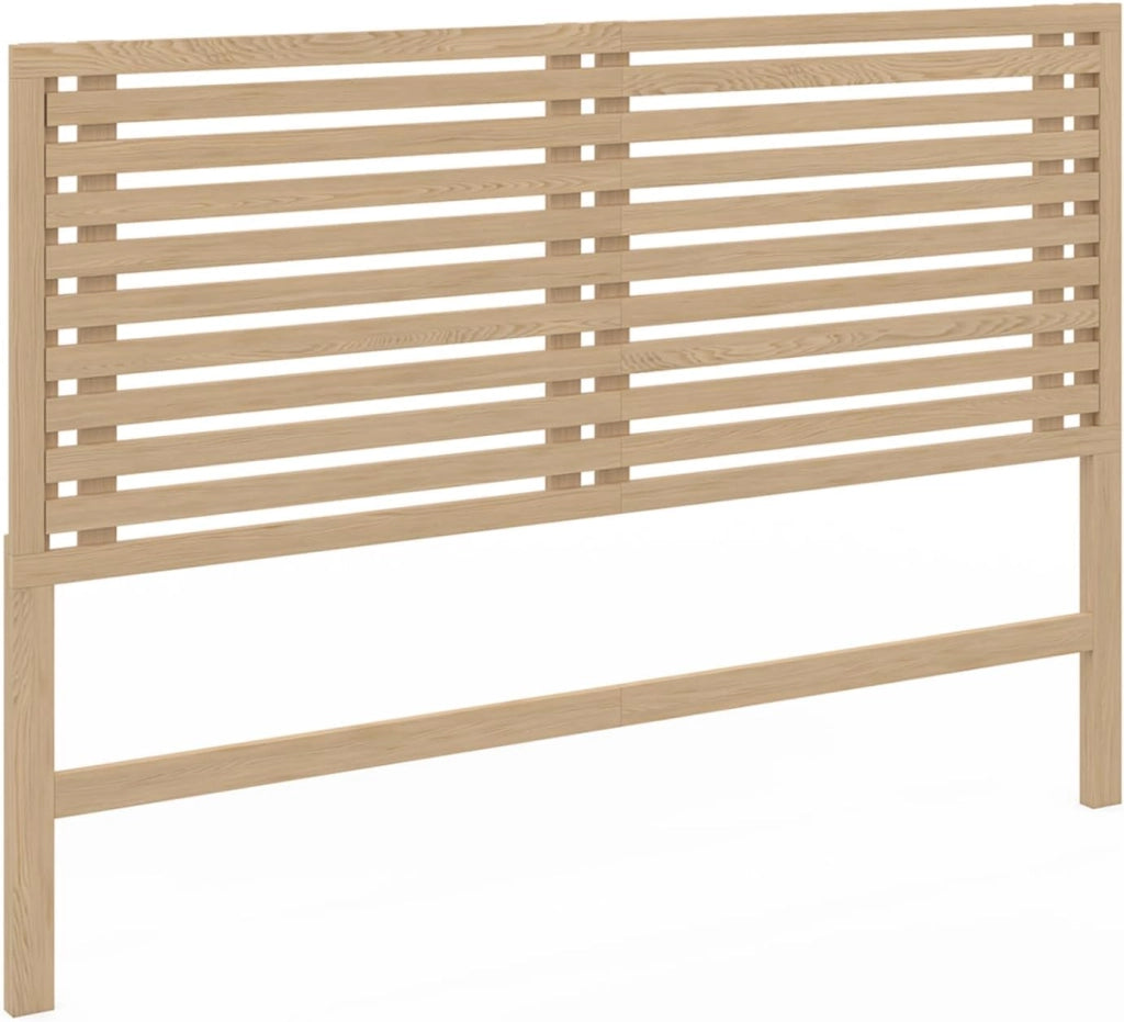 Cabecero de listones de madera clara AVA 160 CM