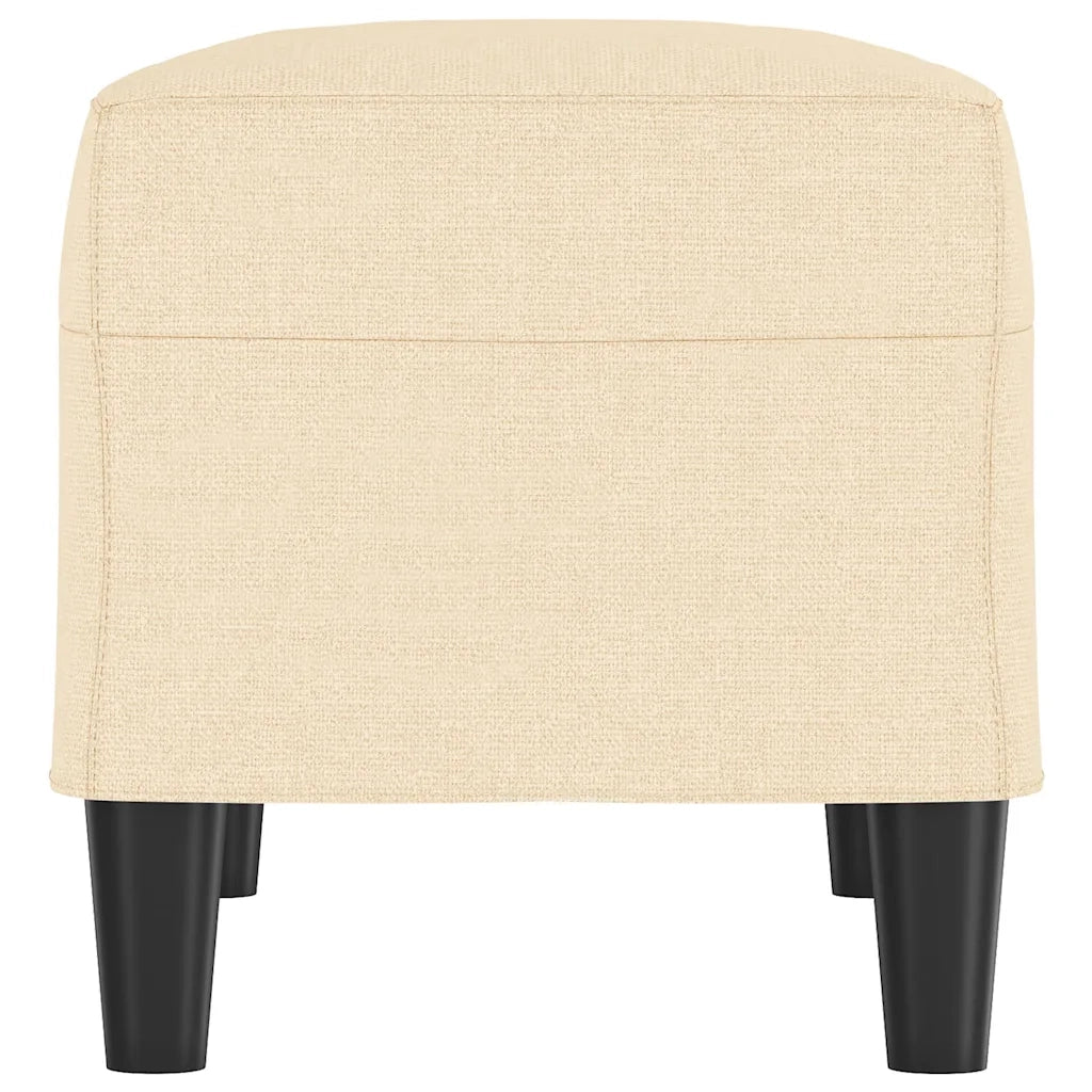 Panca crema 70x35x41 cm in Tessuto 349385